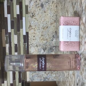 Bath & Body Works A Thousand Wishes Mist & Soap Bar.